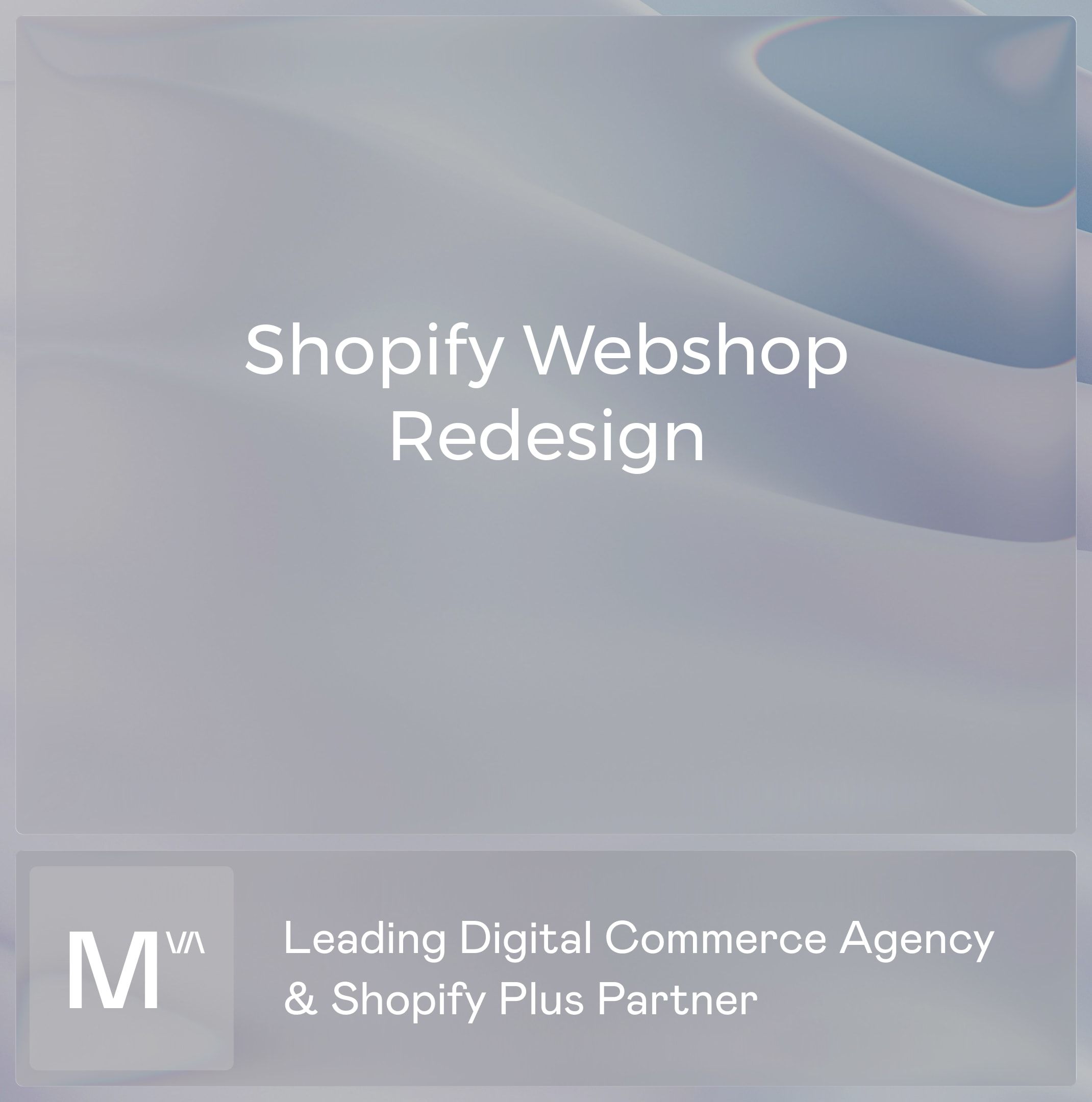 Shopify webshop redesign