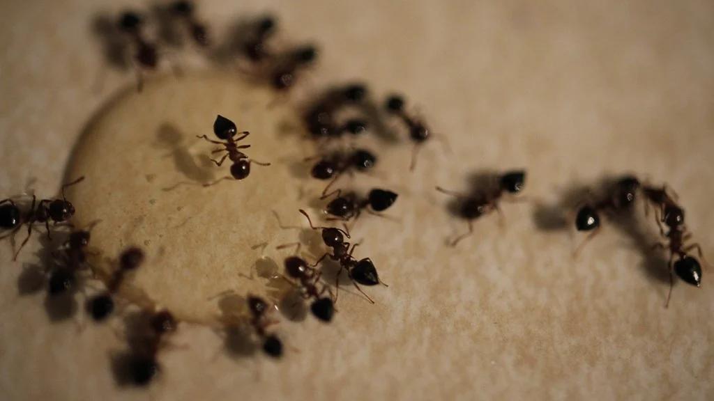 Close Up Image of Pavement Ants