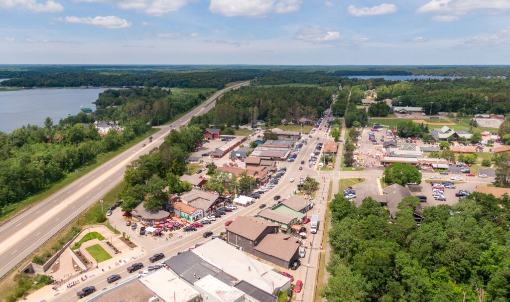 Aerial image of Nisswa