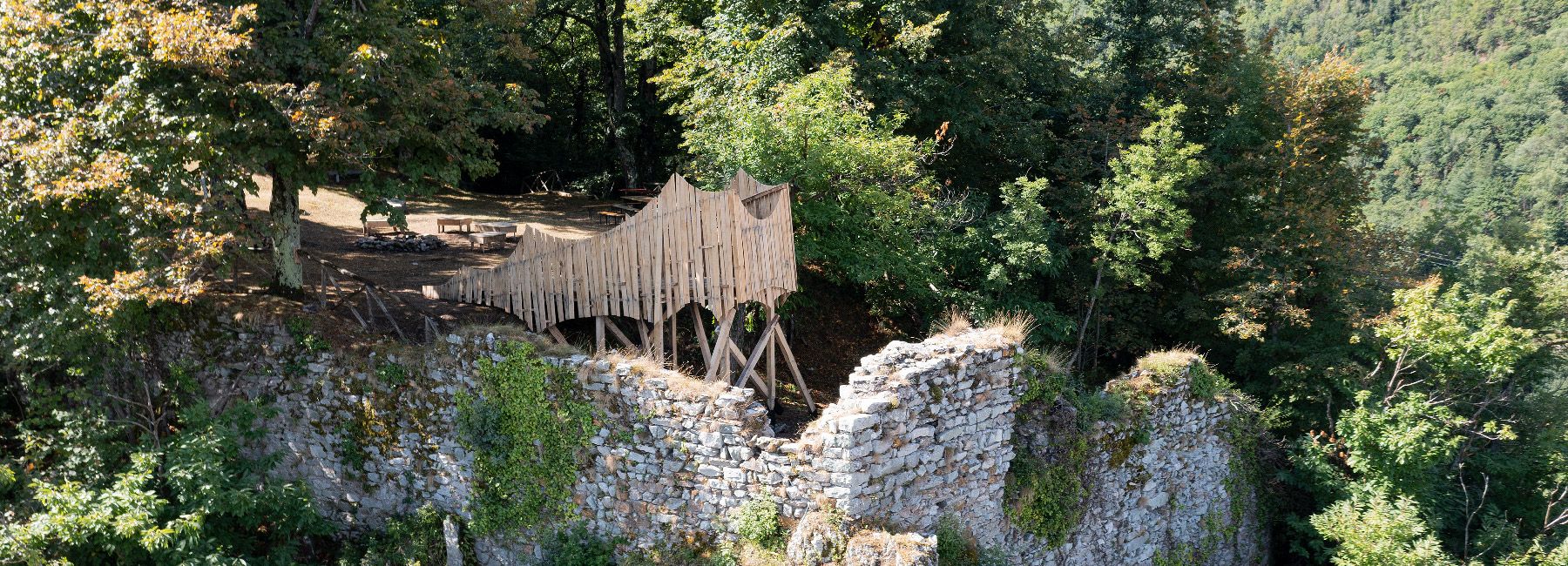 archibuse construction pont scénographie