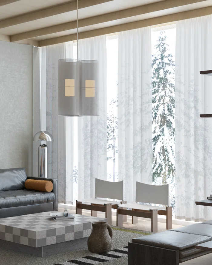 Architecture d'intérieur d'un appartement dans les Pyrénées