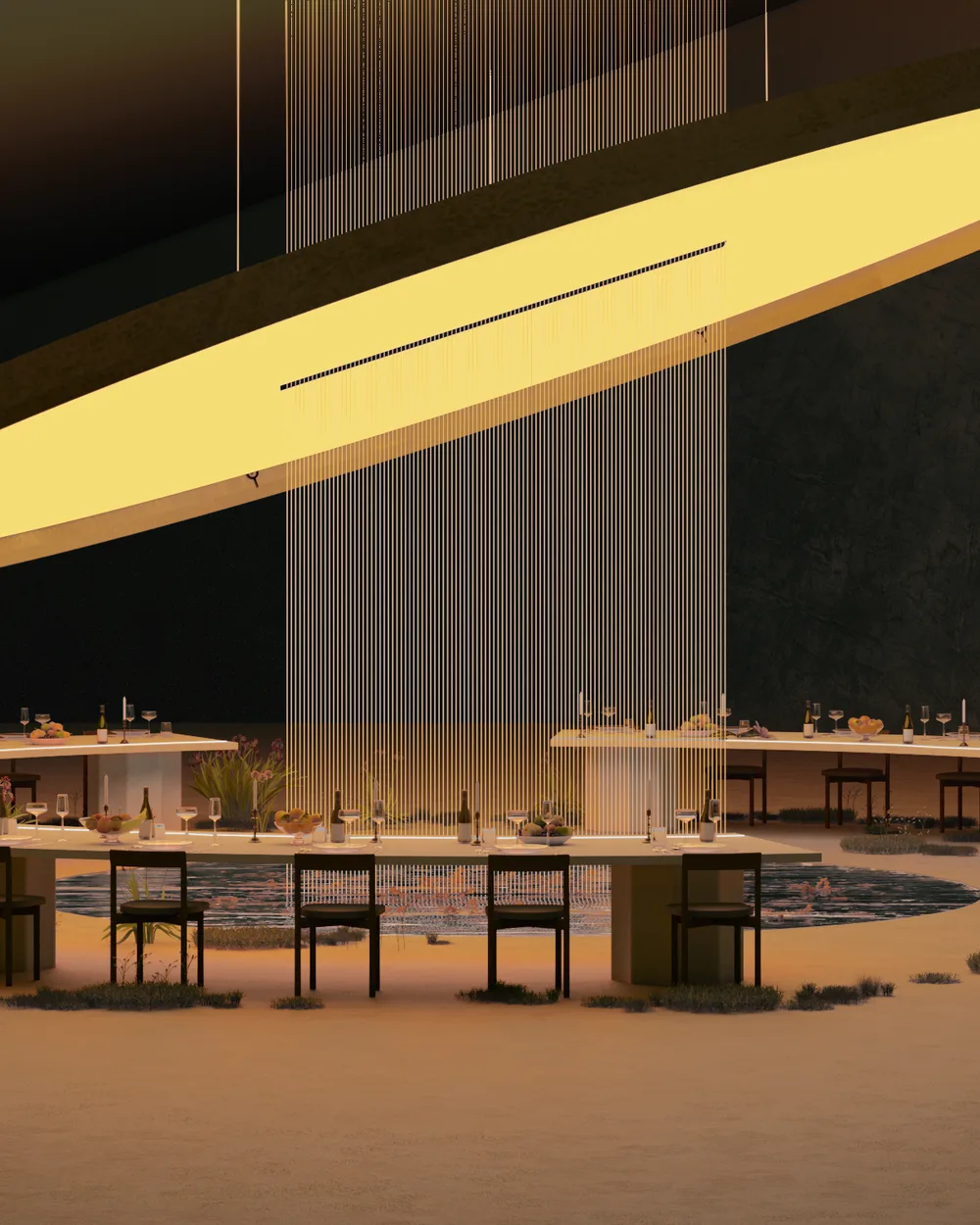 set design diner