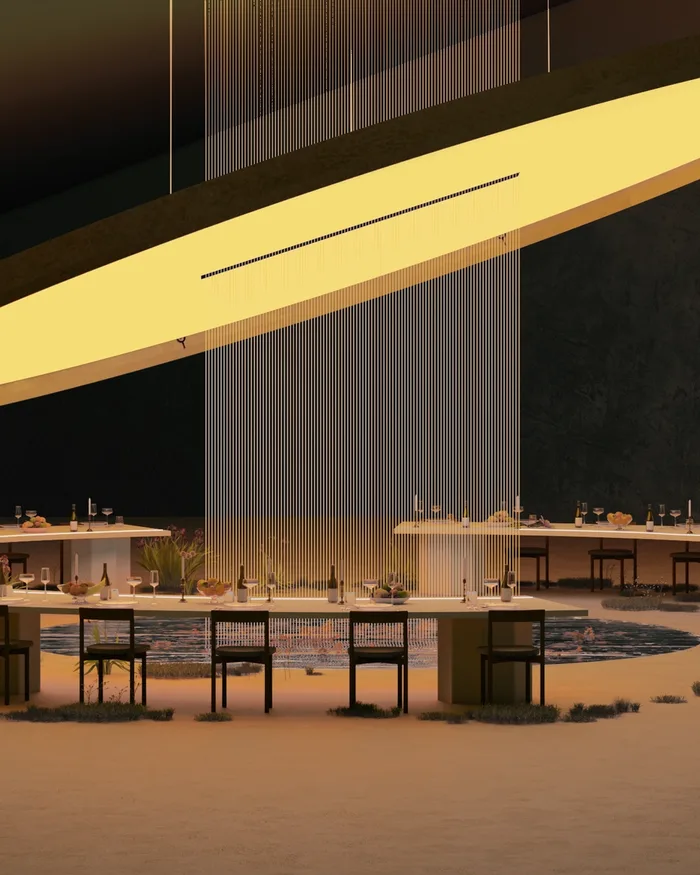 set design diner