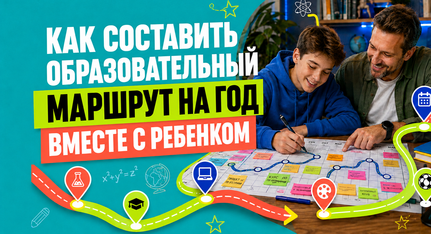 Как составить образовательный маршрут на год вместе с ребенком