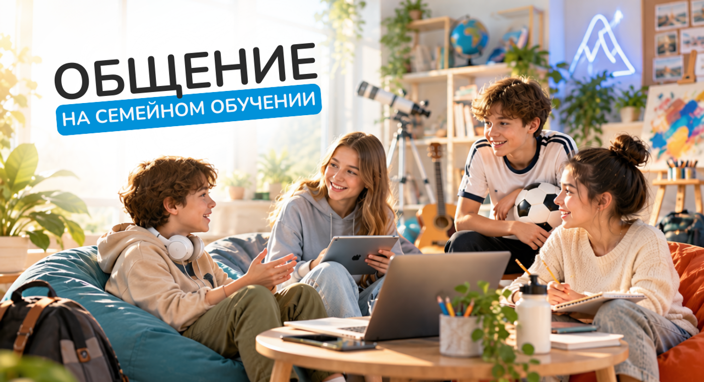 Общение и социализация на семейном обучении