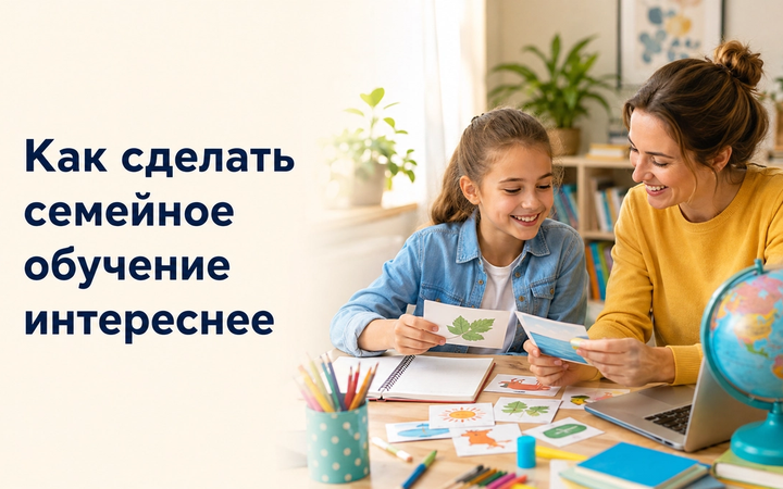 Как сделать семейное обучение интереснее. 7 идей для занятий дома