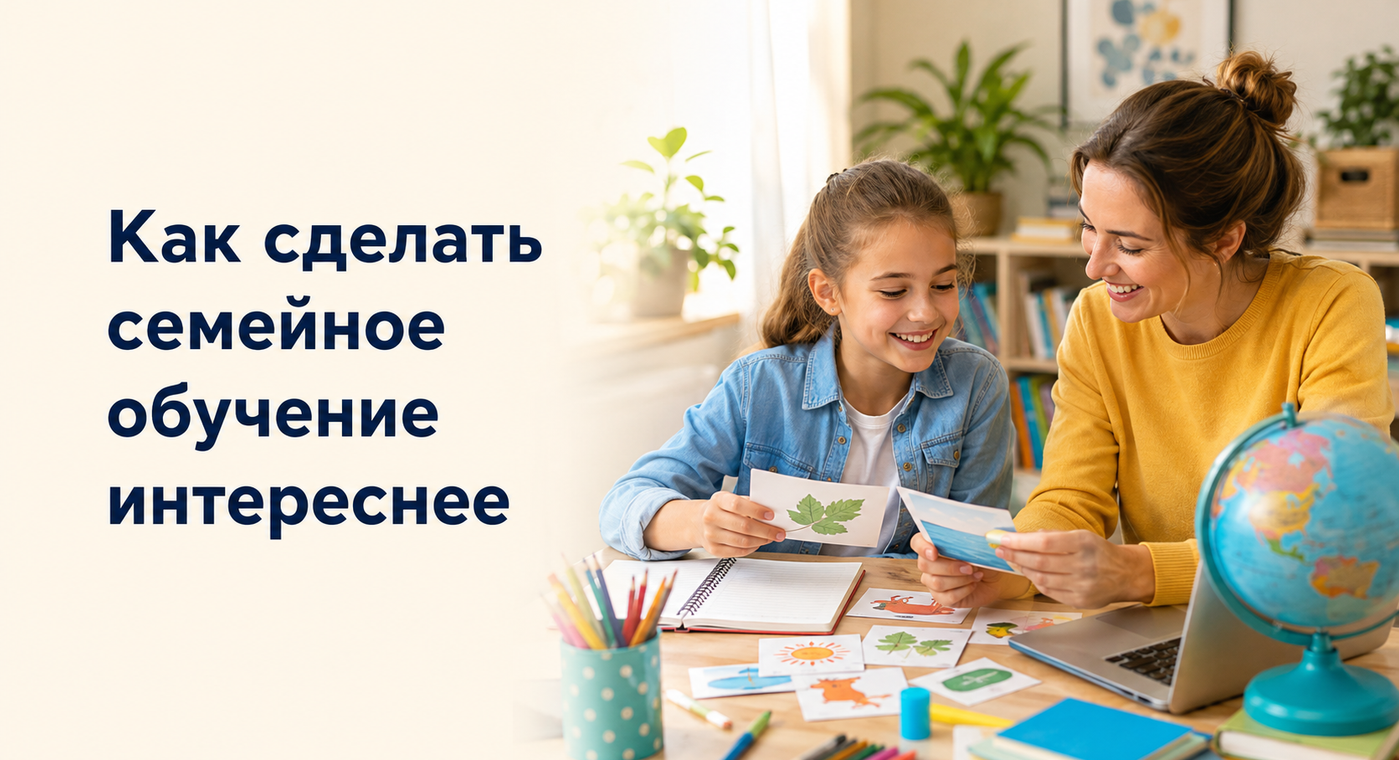 Как сделать семейное обучение интереснее. 7 идей для занятий дома