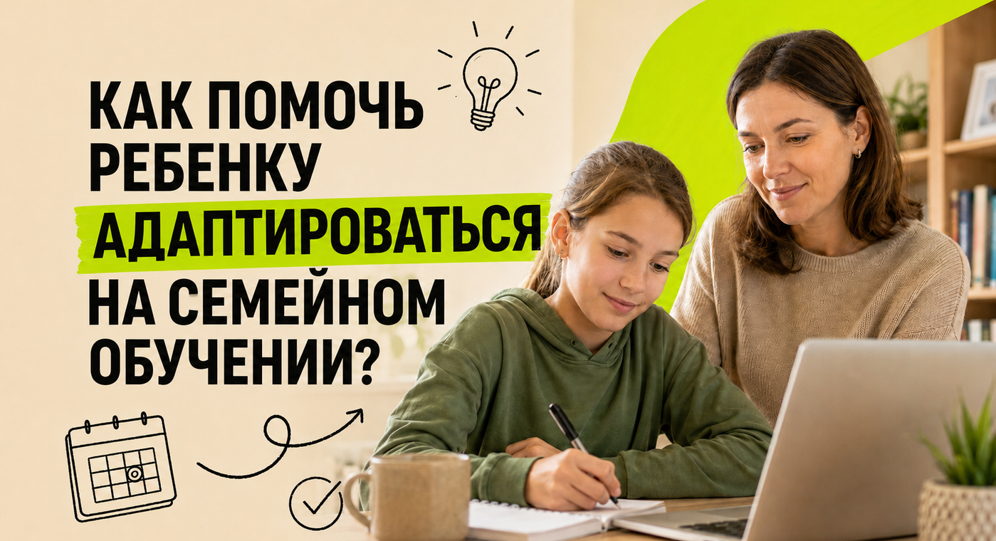 Как помочь ребенку адаптироваться на семейном обучении?