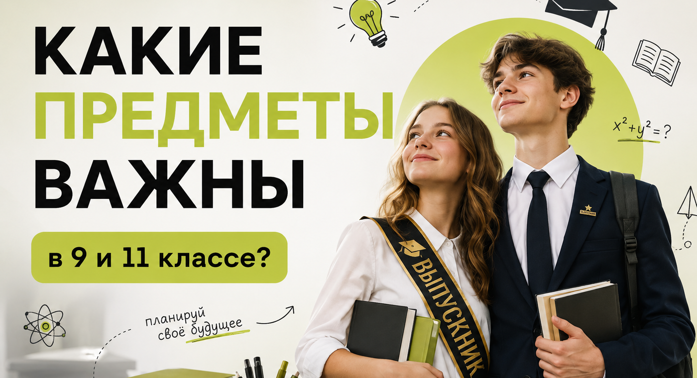Какие предметы важны в 9 и 11 классе и как не утонуть в «обязаловке»?