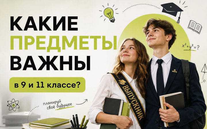 Какие предметы важны в 9 и 11 классе и как не утонуть в «обязаловке»?
