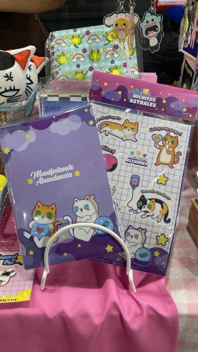 Set libreta para manifestar + stickers astrales 