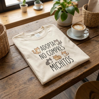 Polera Adopta No Compres