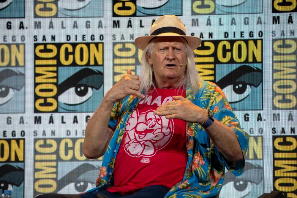 Panel de Charles Martinet (Voz mario bros)