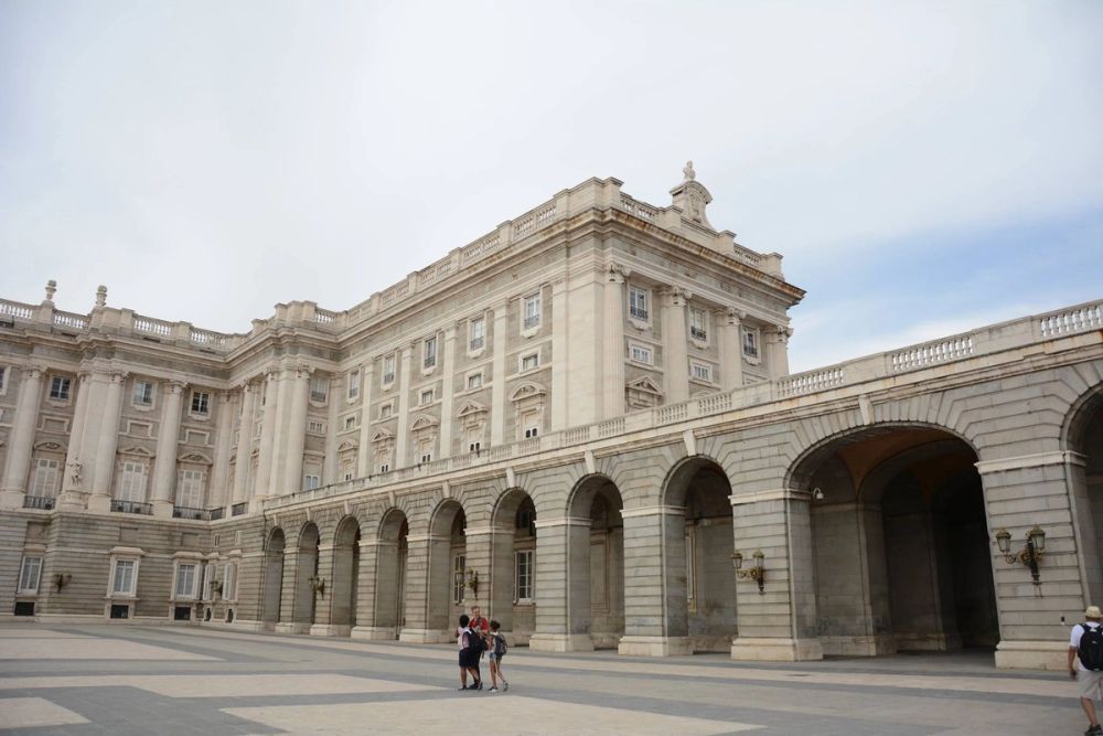 Palacio Real y catedral de la Almudena (Madrid) 15-08-2017