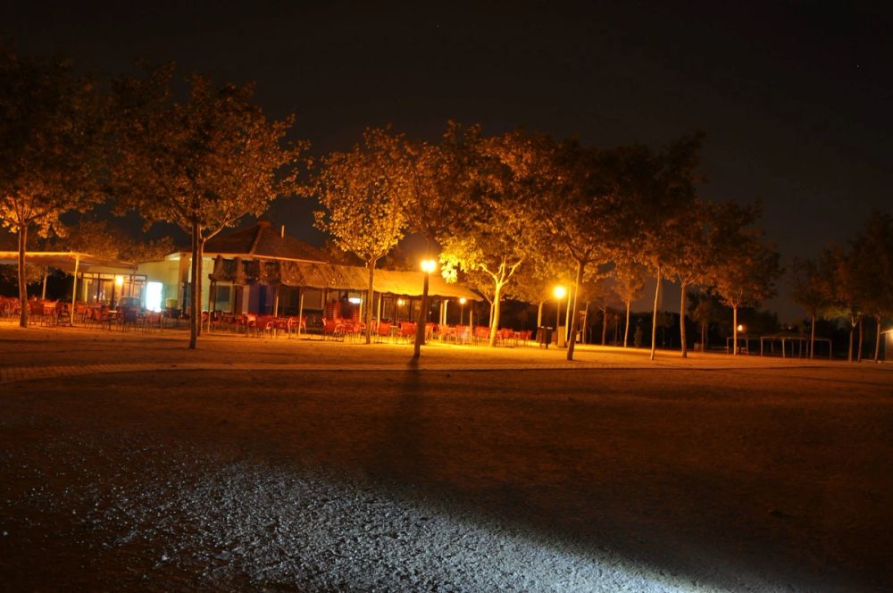 Efectos de luz Parque Polvoranca (leganes) 31-08-2014