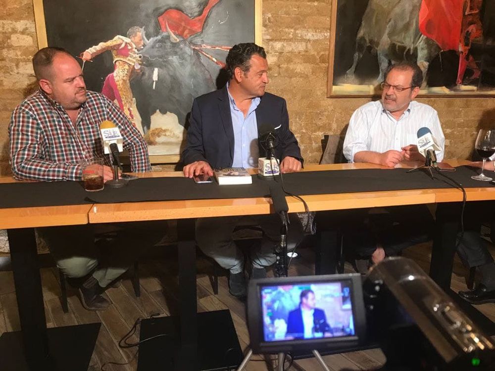 Grabando programa "la andanada del 5" temporada 2021