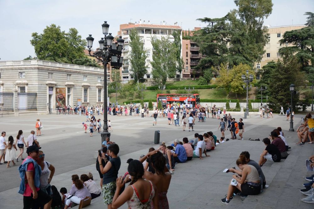 Palacio Real y catedral de la Almudena (Madrid) 15-08-2017