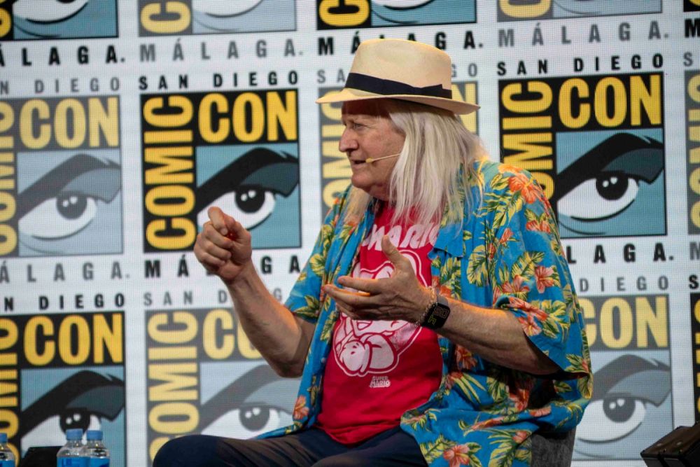 Panel de Charles Martinet (Voz mario bros)