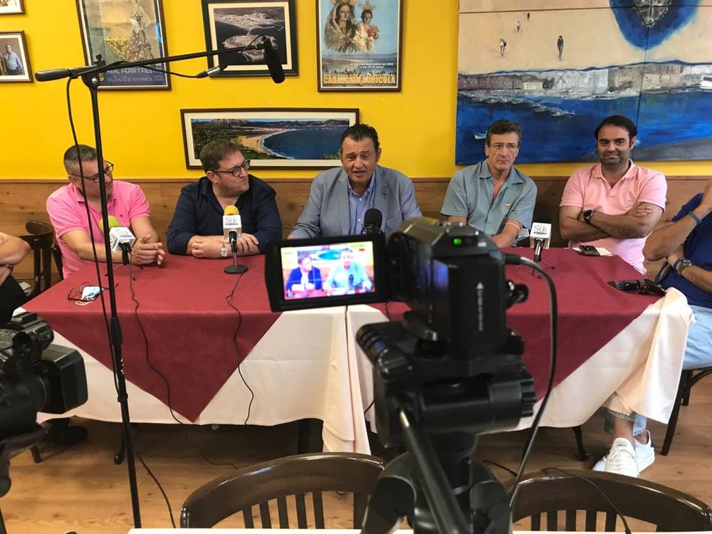 Grabando programa "la andanada del 5" temporada 2021