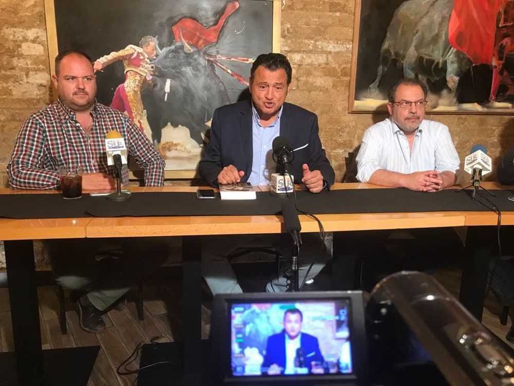 Grabando programa "la andanada del 5" temporada 2021