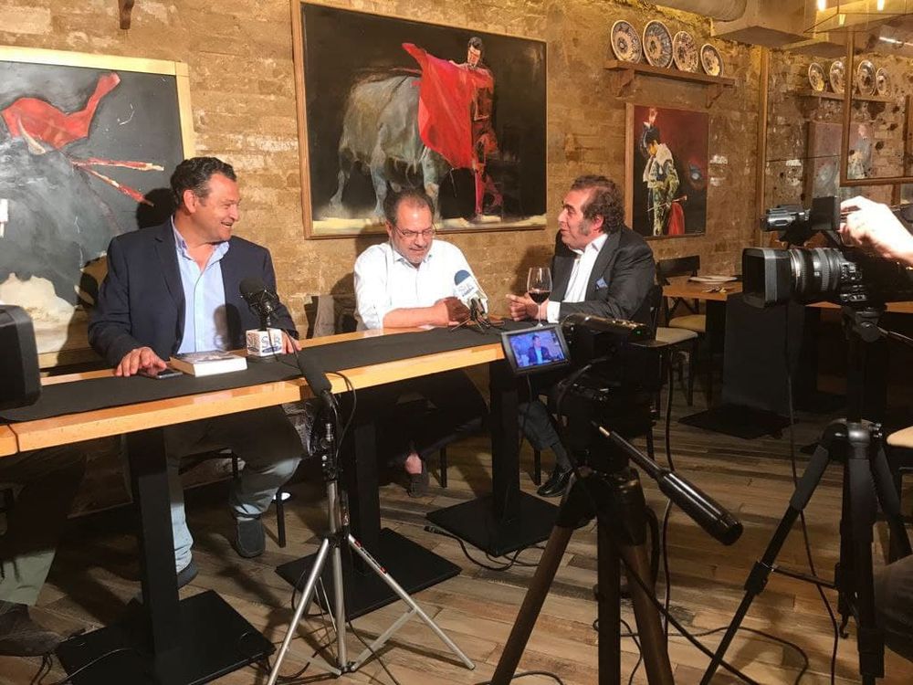 Grabando programa "la andanada del 5" temporada 2021