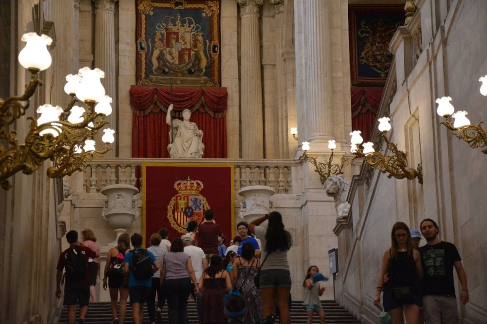 Palacio Real y catedral de la Almudena (Madrid) 15-08-2017