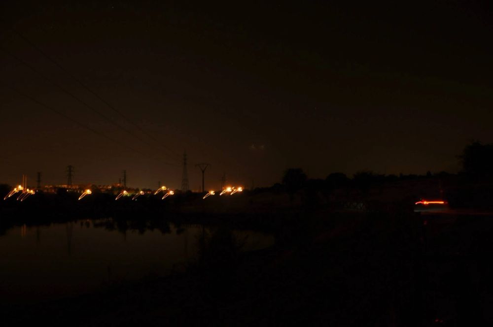 Efectos de luz (Parque butarque Leganes) 01-09-2014