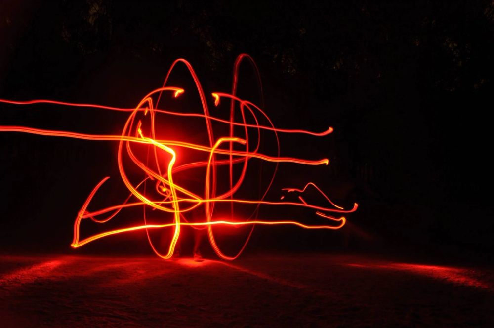Efectos de luz (Parque butarque Leganes) 01-09-2014