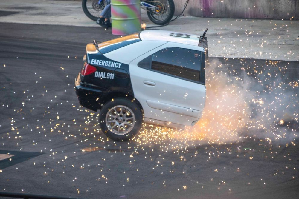 Espectaculo DC Super- Villains Stunt Show en parque warner  29-06-2026