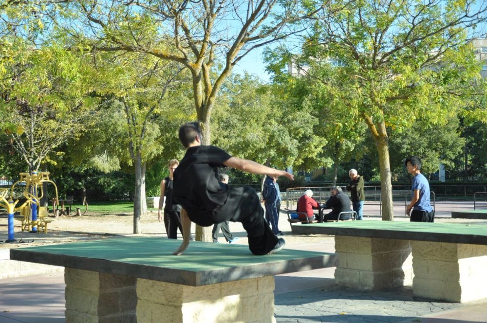 Parkour por la ciudad 14-10-2016