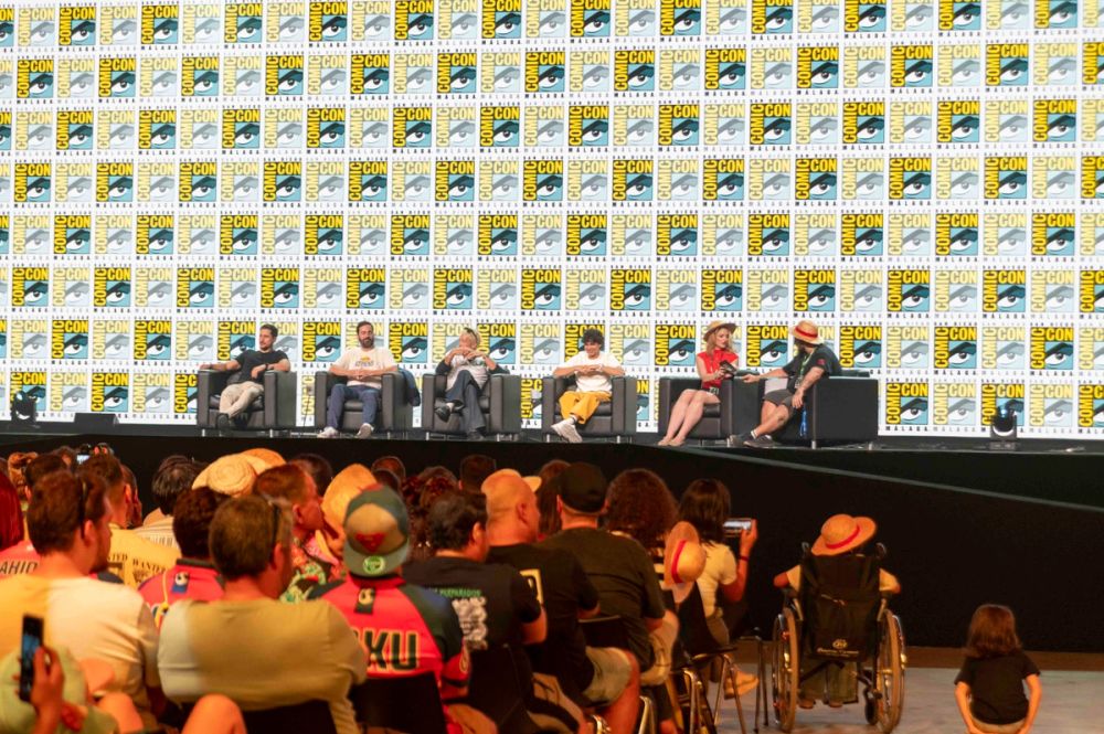 Panel de One piece en la Comiccon San Diego Malaga