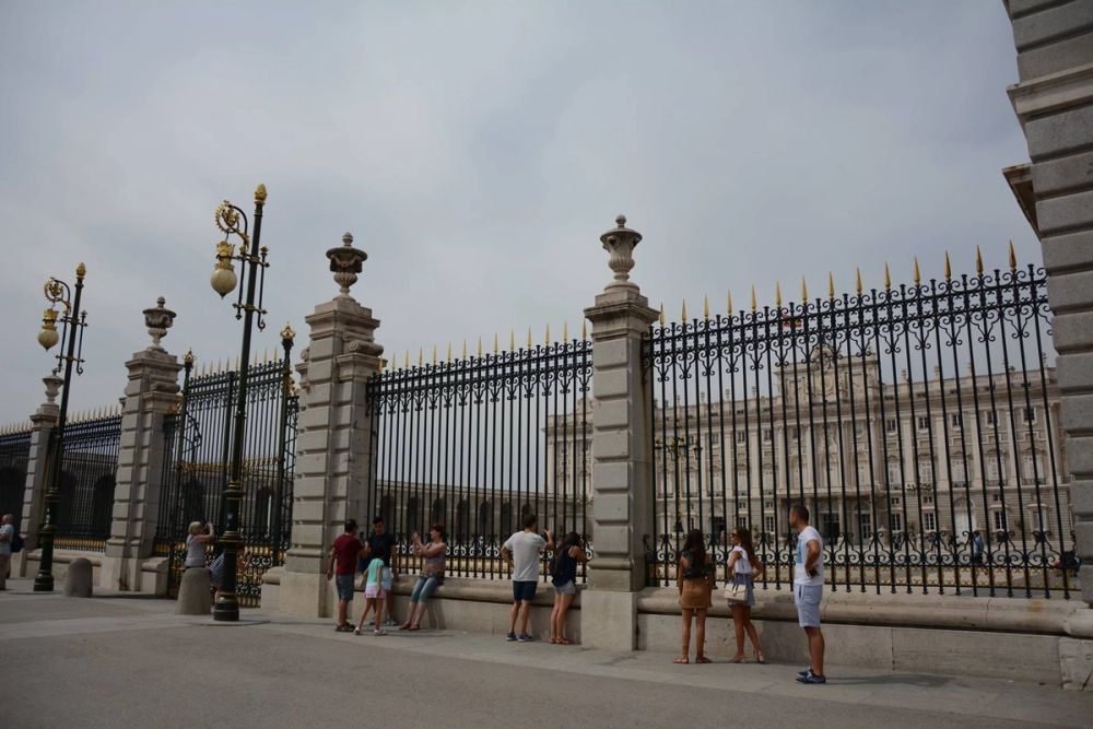 Palacio Real y catedral de la Almudena (Madrid) 15-08-2017