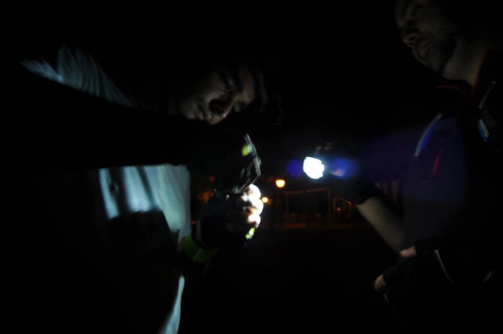 Efectos de luz Parque Polvoranca (leganes) 31-08-2014