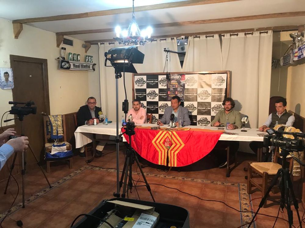 Grabando programa "la andanada del 5" temporada 2021