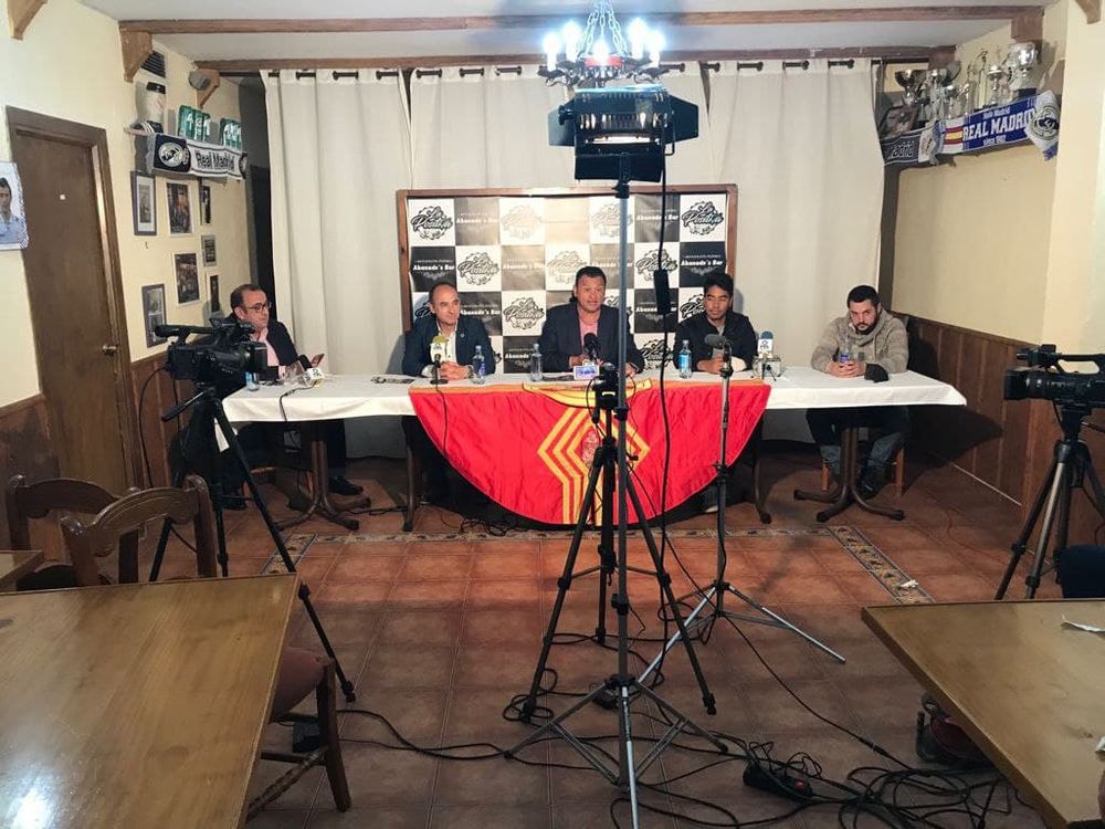 Grabando programa "la andanada del 5" temporada 2021