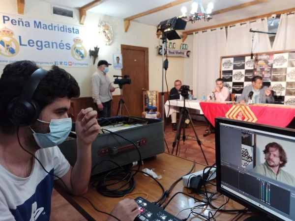 Grabando programa "la andanada del 5" temporada 2021