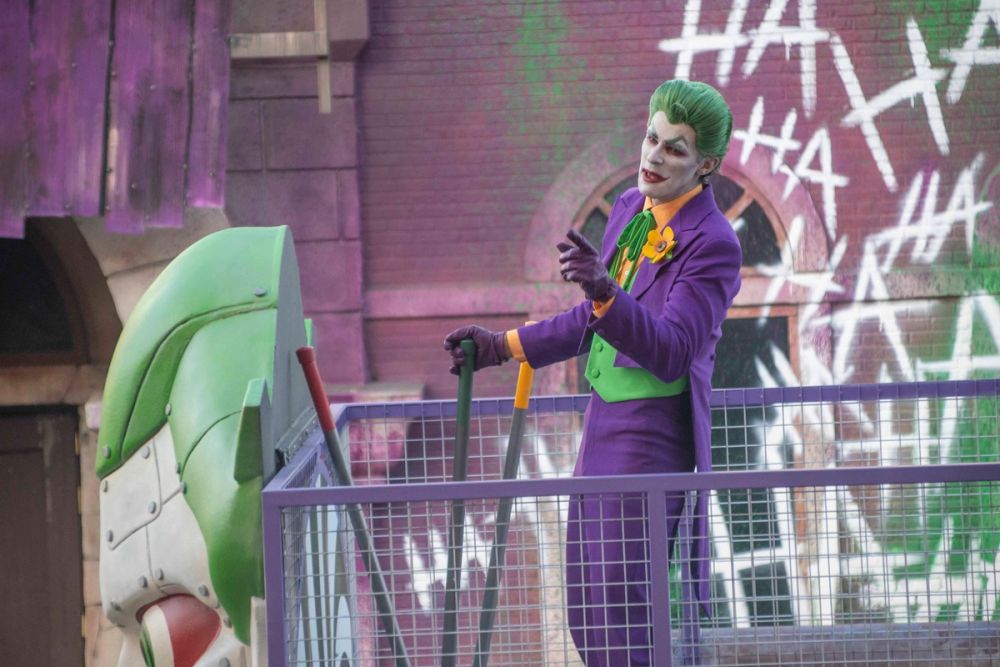 Espectaculo DC Super- Villains Stunt Show en parque warner  29-06-2026
