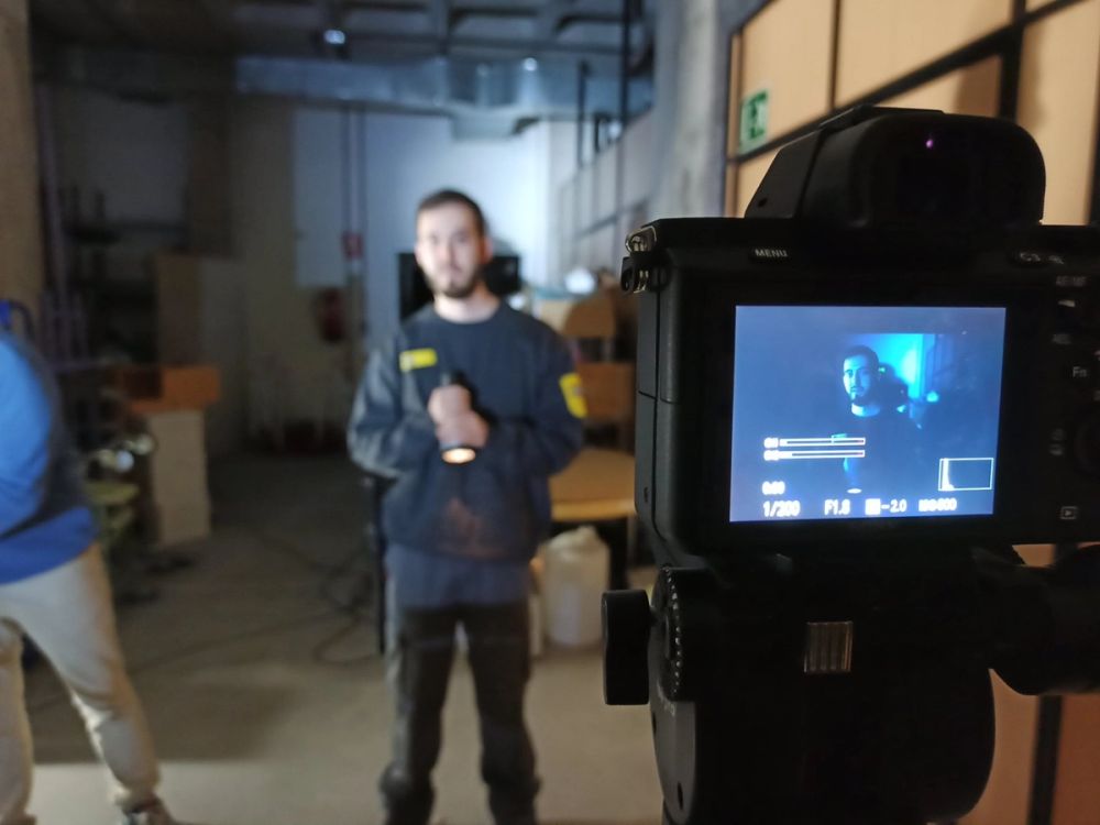 Rodaje del corto "sin salida" 2020