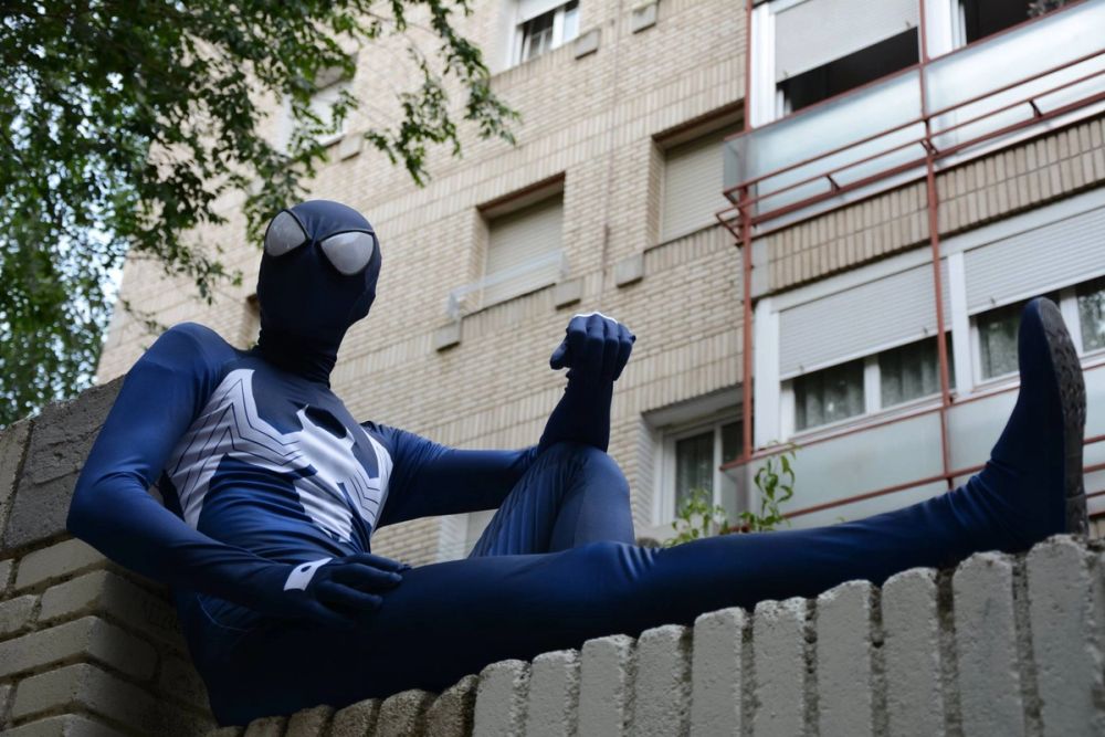 Spiderman black Blue Prnze 2017