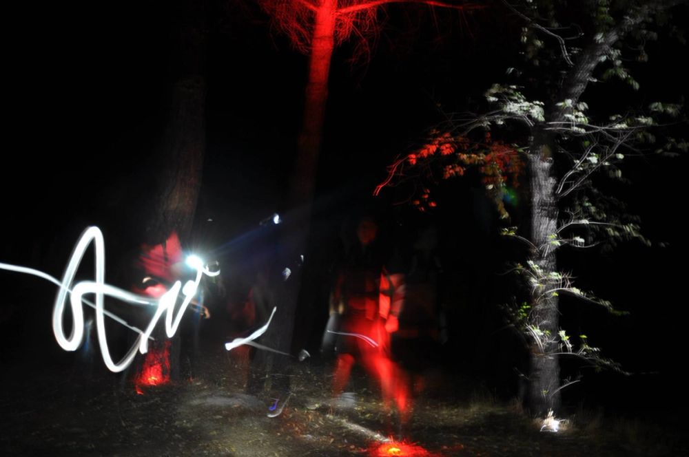 Efectos de luz (Parque butarque Leganes) 01-09-2014