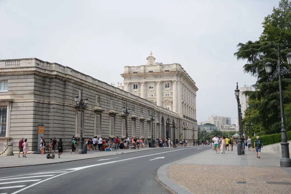 Palacio Real y catedral de la Almudena (Madrid) 15-08-2017