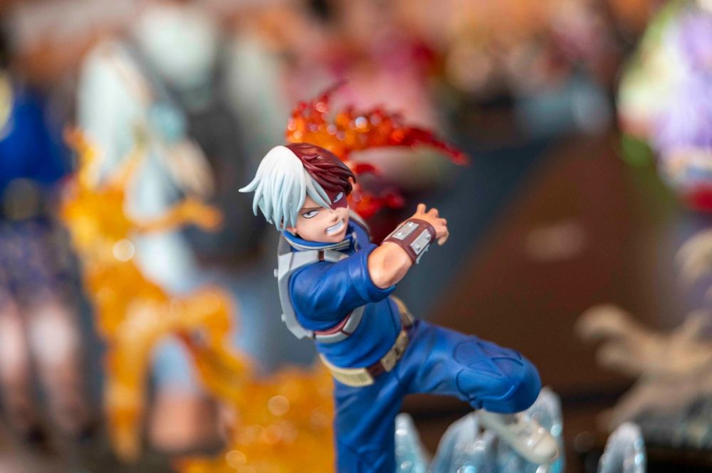 Coleccion de figuras en la comiccon san diego malaga