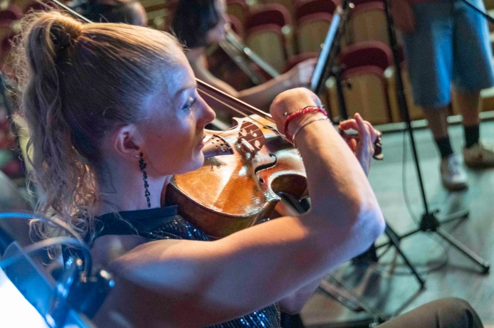 Ensayo del Concierto canciones de cine en español (Toledo) 12-09-2029