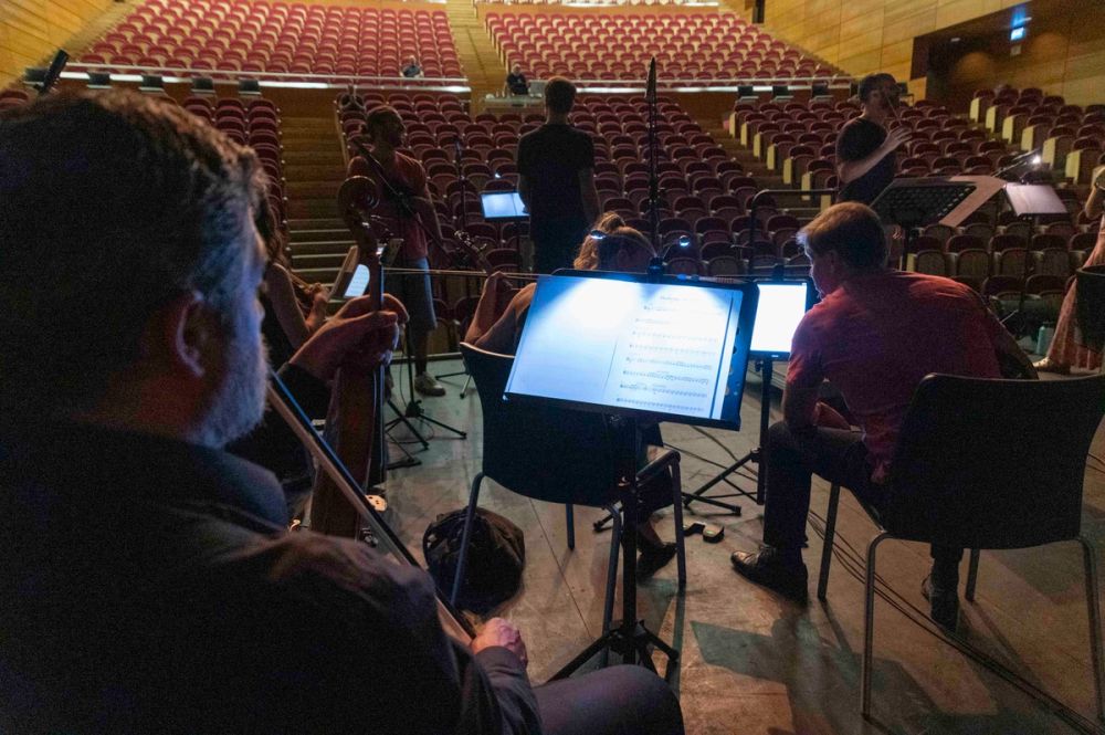 Ensayo del Concierto canciones de cine en español (Toledo) 12-09-2029