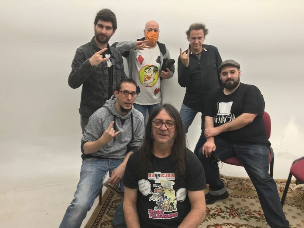 Grabando programa "Las entrevistas de Leganes" en el plato TVL 2021