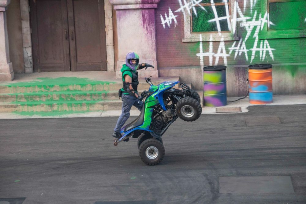 Espectaculo DC Super- Villains Stunt Show en parque warner  29-06-2026