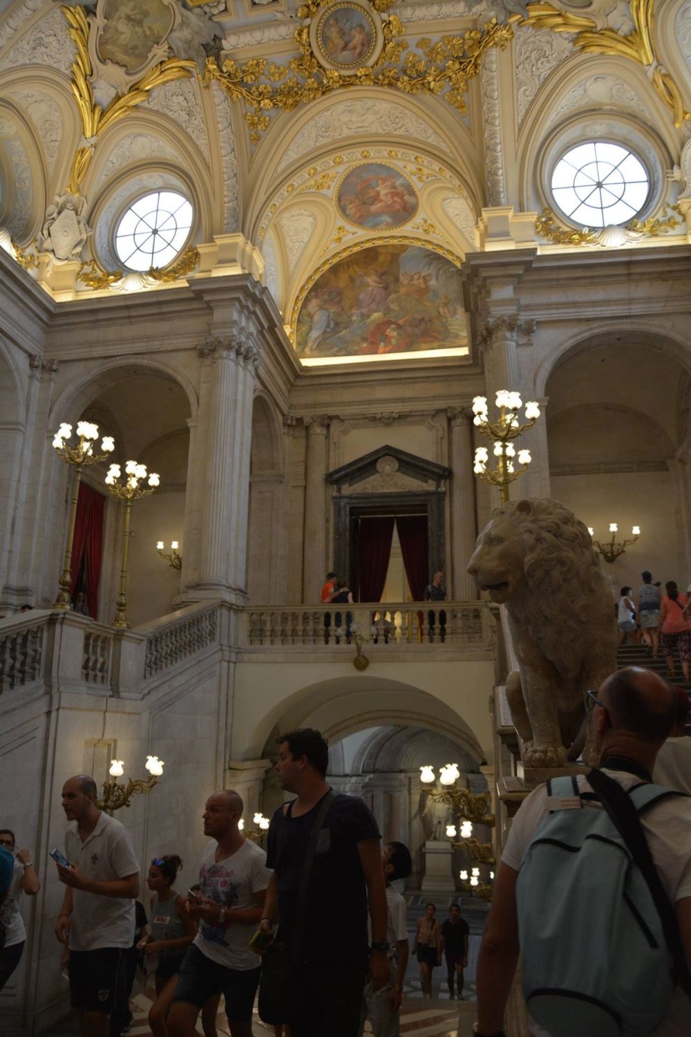 Palacio Real y catedral de la Almudena (Madrid) 15-08-2017