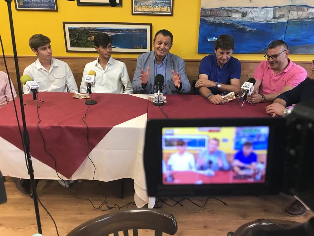 Grabando programa "la andanada del 5" temporada 2021