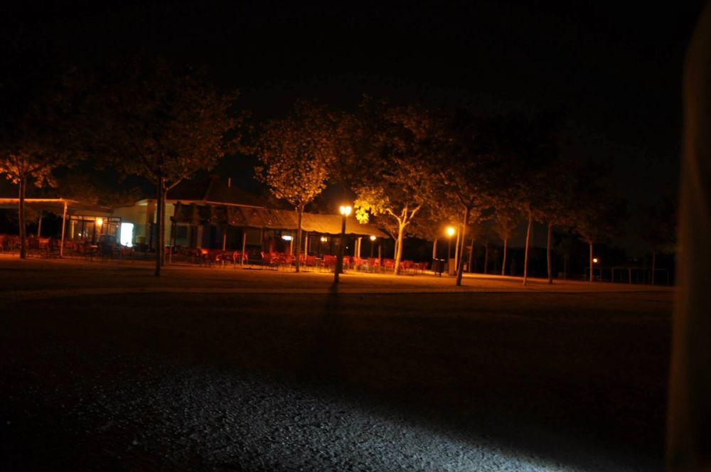 Efectos de luz Parque Polvoranca (leganes) 31-08-2014