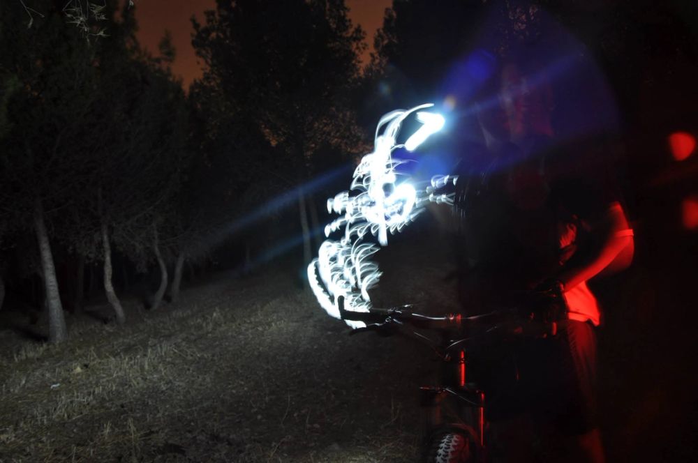 Efectos de luz Parque Polvoranca (leganes) 31-08-2014